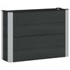 vidaXL Upph&ouml;jd odlingsl&aring;da Svart 100 x 30 x 72 cm WPC och aluminium