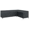 vidaXL M&ouml;bel&ouml;verdrag Svart 286 x 222 x 80 cm 210D Oxford Tyg