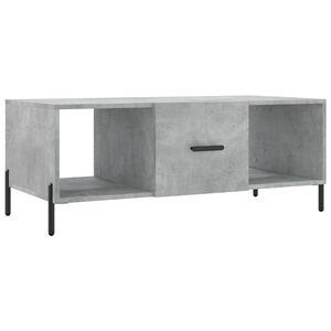 vidaXL Soffbord betonggr&aring; 102x50x40 cm konstruerat tr&auml;