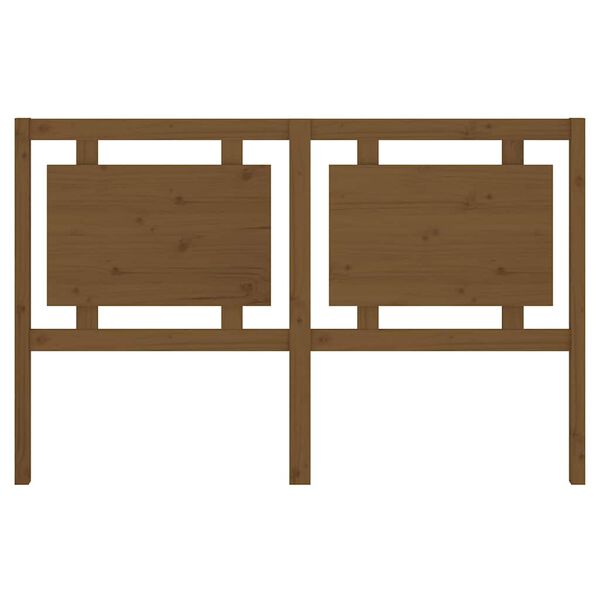 vidaXL S&auml;nggavel honungsbrun 155,5x4x100 cm massiv furu