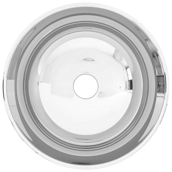 vidaXL Tvättställ 28x10 cm keramik silver