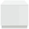 vidaXL Soffbord vit 102x50x44 cm konstruerat trä