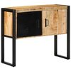 vidaXL Konsolbord 90x35x75 cm massivt grovt mangotr&auml;