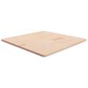 vidaXL Fyrkantig bordsskiva 90x90x2,5 cm obehandlat massiv ek
