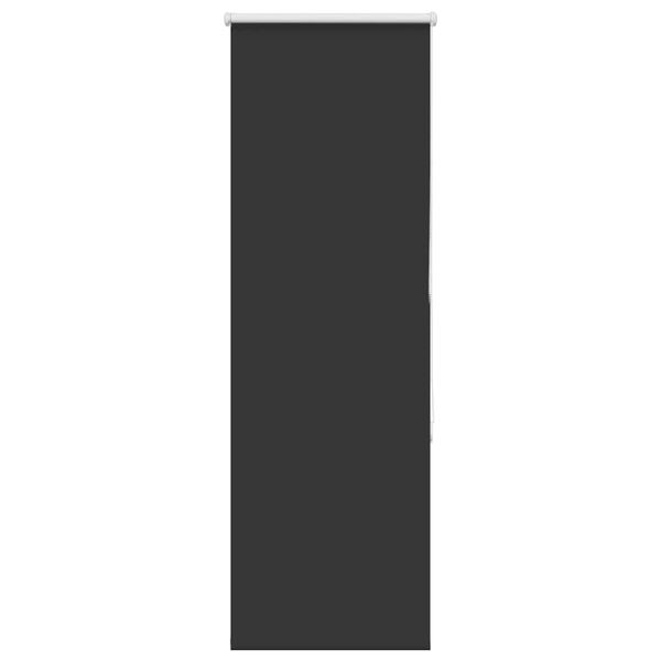 vidaXL Rullgardin m&ouml;rkl&auml;ggning svart 60x175 cm tyg bredd 55,7 cm