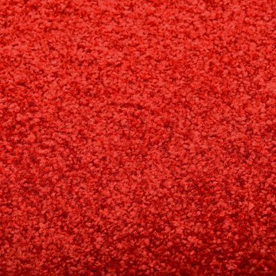 vidaXL Dörrmatta tvättbar röd 120x180 cm