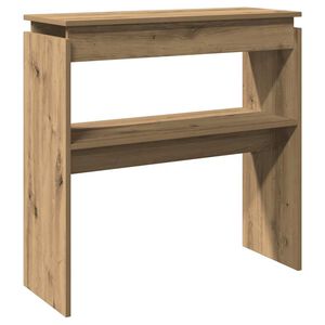 vidaXL Konsolbord artisan ek 80x30x80 cm konstruerat tr&auml;