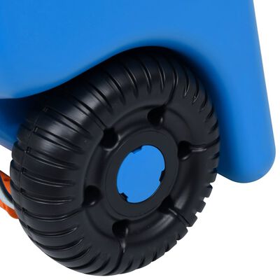 vidaXL Vattentank med hjul för camping 25 L blå