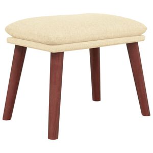 vidaXL Fotpall gr&auml;ddvit 45x29,5x35 cm tyg