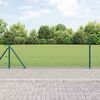 vidaXL St&auml;ngselstolpe Gr&ouml;n 10 x 0,5 m (12 x 12 mm mesh) St&aring;l