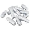vidaXL Hylla Peg 12 pcs Silver 7 x 16 mm J&auml;rn