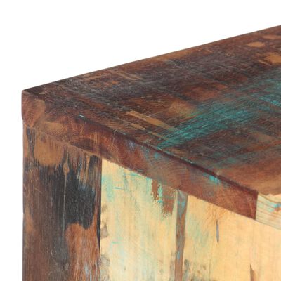 vidaXL Skrivbord 118x48x75 cm massivt återvunnet trä