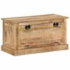 vidaXL Skob&auml;nk 85x40x45 cm massivt mangotr&auml;