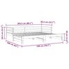 vidaXL Dagb&auml;dd utdragbar utan madrass 80x200 cm