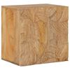 vidaXL Handgjord S&auml;ngbord Teakbrun 40x30x40 cm Massivt mangotr&auml;