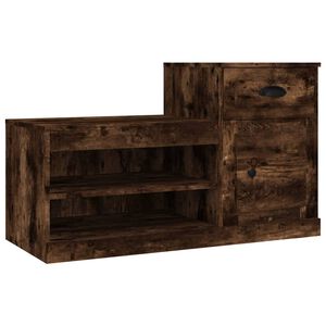 vidaXL Skost&auml;ll r&ouml;kf&auml;rgad ek 100x42x60 cm konstruerat tr&auml;