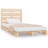 vidaXL S&auml;ngram 90x190 cm massiv furu