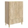 vidaXL Sideboard Sonoma-ek 66 x 34,5 x 95 cm Konstruerat tr&auml;