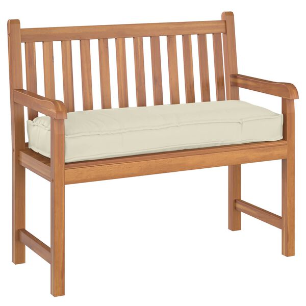 vidaXL Kudde Kr&auml;m 110 x 40 x 8 cm Oxford Tyg