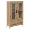 vidaXL Sk&aring;p Artisan Ek 69,5 x 31 x 115 cm Konstruerat tr&auml;