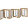 vidaXL F&auml;llbar hundgrind med stativ 6 pcs Artisan-ek 362 cm