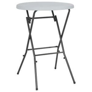 vidaXL Hopf&auml;llbart barbord vit 80x110 cm HDPE