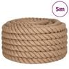 vidaXL Juterep 5 m l&aring;ngt 50 mm tjockt