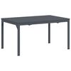 vidaXL Ute middagsbord F&auml;llbar Antracit 210 x 90 x 73 cm St&aring;l