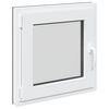 vidaXL K&auml;llarf&ouml;nster RISOR 50 x 50 cm PVC och glas Antracit