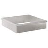 vidaXL Snigelstaket 8 pcs 100 x 3,5 x 25 cm Rostfritt st&aring;l Silver
