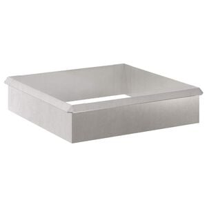 vidaXL Snigelstaket 8 pcs 100 x 3,5 x 25 cm Rostfritt st&aring;l Silver