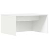 vidaXL V&auml;ggmonterat skrivbord Vit Konstruerat tr&auml; 60 x 45 x 30 cm