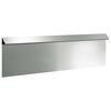 vidaXL Snigelfence 16 st 100 x 3,5 x 25 cm Galvaniserat st&aring;l Silver
