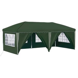 vidaXL Pop-up Partyt&auml;lt 575 x 288 x 245 cm Gr&ouml;n