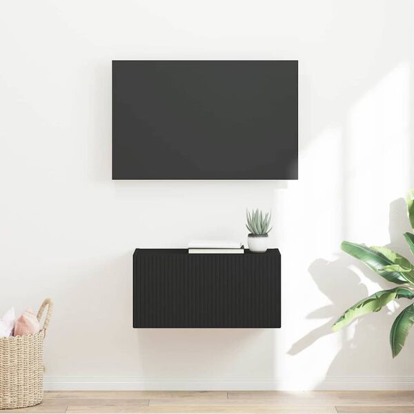 vidaXL TV V&auml;gghylla Svart 60 x 31 x 29.5 cm Konstruerat tr&auml;