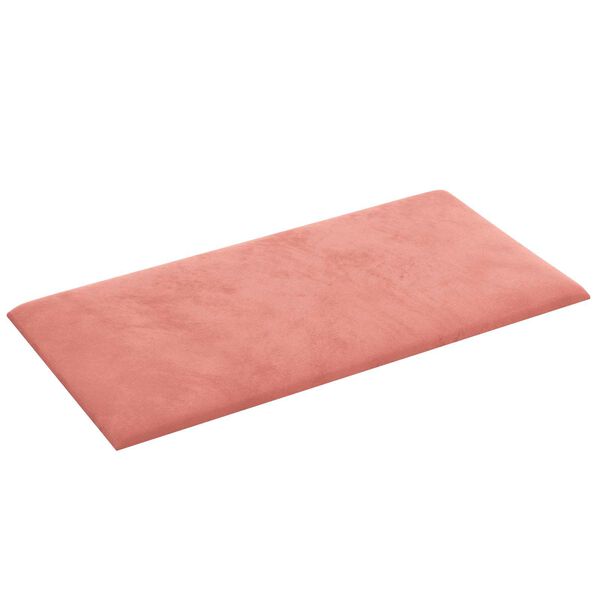 vidaXL V&auml;ggs&auml;nggavel 12 pcs Rosa 30 x 15 cm Sammet