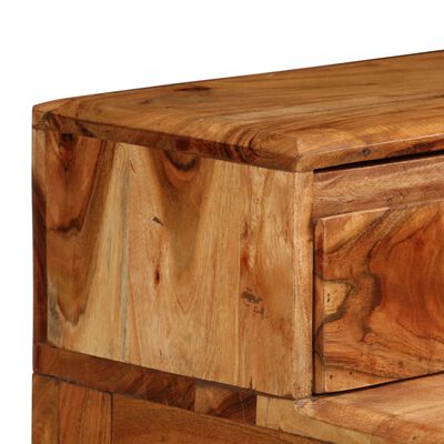 vidaXL Skrivbord med lådor massivt trä 88x50x90 cm