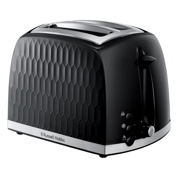 Russell Hobbs Br&ouml;drost f&ouml;r 2 skivor Honeycomb svart