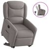 vidaXL Reclinerf&aring;t&ouml;lj med uppresningshj&auml;lp taupe tyg