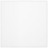 vidaXL Bordsskydd matt 90x90 cm 1,6 mm PVC