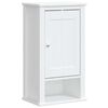 vidaXL Badrumssk&aring;p BERG vit 40x27x71,5 cm massiv furu