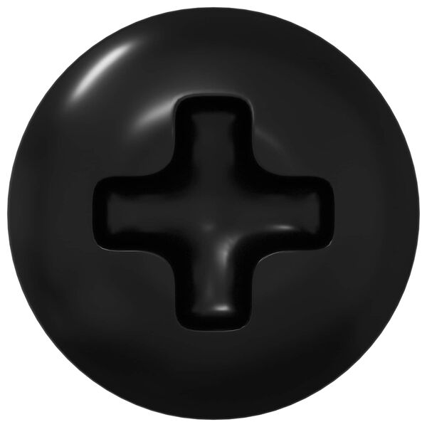 vidaXL Hylsskruvar 8182 pcs Svart M4 x 10 mm J&auml;rn