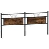 vidaXL S&auml;ngram utan madrass brun ek 107x203 cm konstruerat tr&auml;