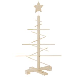 vidaXL Julgran i tr&auml; 75 cm massiv furu