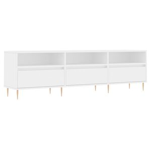 vidaXL Tv-b&auml;nk vit 150x30x44,5 cm konstruerat tr&auml;