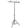 vidaXL T-stativ svart 91x60x(70-200) cm