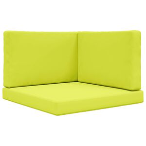 vidaXL Utomhus Soffa Kudde 3 pcs Gr&ouml;n Polyester