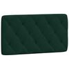 vidaXL Bed with Mattress Dark Green 100x200 cm Velvet