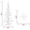 vidaXL Julgran i tr&auml; f&ouml;r dekoration 150 cm massivt tr&auml; furu