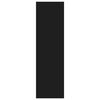 vidaXL Bokhylla/Rumsavdelare svart 40x30x103 cm konstruerat tr&auml;